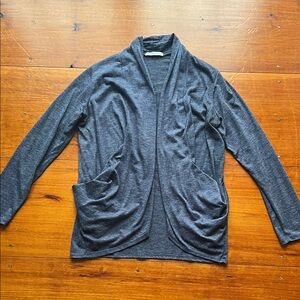 Olivia Moon Gray Cardigan Sweater